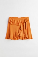 HM  Flounced wrapover skirt