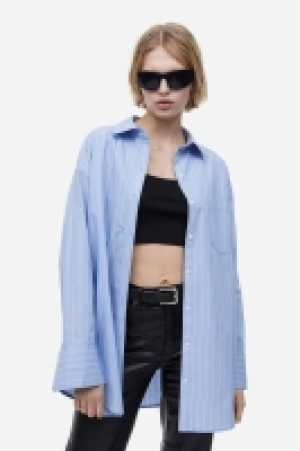 Oversized poplin shirt £13.00