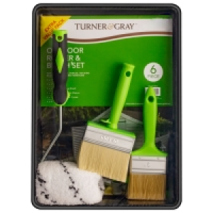 Turner & Gray Outdoor Roller & Brush Set 6pc