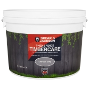 Spear & Jackson Shed & Fence 9L - Charcoal Grey