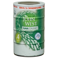 BMStores  John West Tuna Chunks in Spring Water 4pk