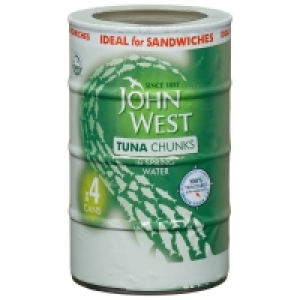 John West Tuna Chunks in Spring Water 4pk