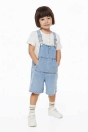 HM  Denim dungaree shorts