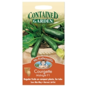 Mr. Fothergills Courgette Midnight F1 Seeds £3.10