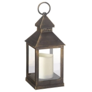 Kentish Garden Lantern with Candle (Battery Operated) £3.00