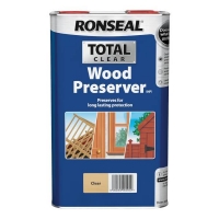 Homebase  Ronseal Total Wood Preserver Clear - 5L