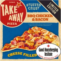 Iceland  Iceland BBQ Chicken and Bacon Cheese Filled Crust Pizza 460g