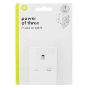 Poundland  3 Way Adaptor