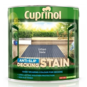 Cuprinol Anti-Slip Decking Stain Urban Slate 2.5L £12.50