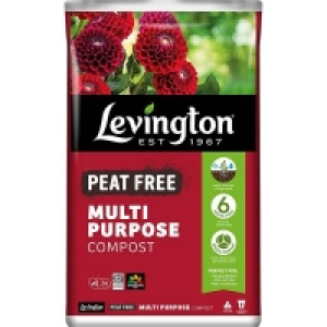 Levington Peat Free Multi Purpose Compost 40L £7.00