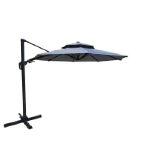 Overhang Garden Parasol by Croft - 3M Charcoal £199.00