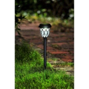 Solar Garden Stake Light White LED - 42cm by Bright Garden £19.99