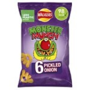 Walkers Monster Munch Pickled Onion Multipack Snacks £2.20