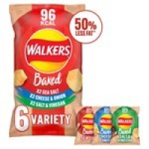 Walkers Baked Variety Multipack Snacks Crisps  £2.20