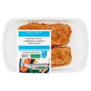 Waitrose Breaded Chunky Cod350g £5.70