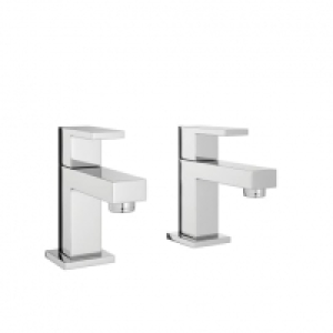 Wickes  Wickes Kubic Chrome Basin Taps