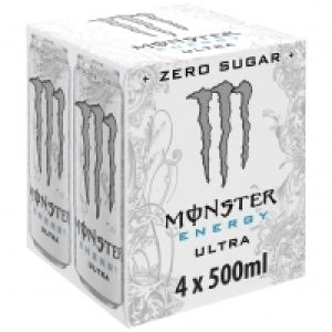 Monster Energy Ultra 4 x 500ml £4.50