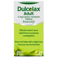 BMStores  Dulcolax Adult 5mg Gastro-Resistant Tablets 20pk