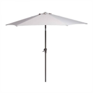 2.7m Crank & Tilt Parasol Natural - Dia. 38mm
