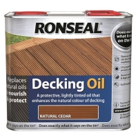 Homebase  Ronseal Decking Oil Natural Cedar - 2.5L