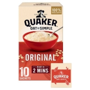 Quaker Oat So Simple Original Porridge Sachets270g £3.50