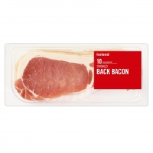 Iceland  Iceland 10 Rashers (approx.) Smoked Back Bacon 300g