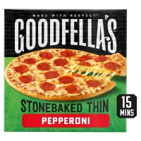 Iceland  Goodfellas Stonebaked Thin Pepperoni 332g
