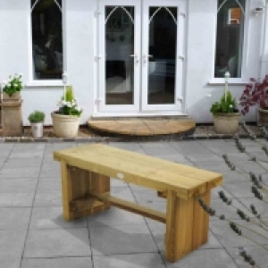 RobertDyas  Forest Garden 1.2m Double Sleeper Bench