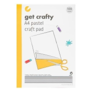 Poundland  A4 Drawing Pad Pastel