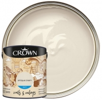 Wickes  Crown Matt Emulsion Paint - Antique Cream - 2.5L