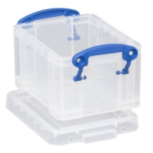 Homebase  Really Useful Storage Box - Clear - 0.3L
