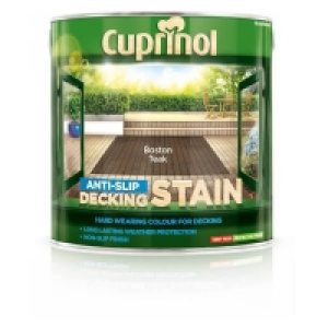 Homebase  Cuprinol Anti Slip Decking Stain - Boston Teak - 2.5L