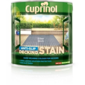 Homebase  Cuprinol Anti-Slip Decking Stain - Silver Birch - 2.5L