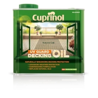 Homebase  Cuprinol UV Guard Decking Oil - Natural Oak - 2.5L