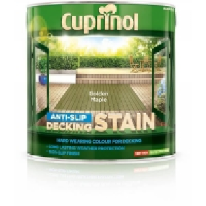 Homebase  Cuprinol Anti Slip Decking Stain Golden Maple - 2.5L