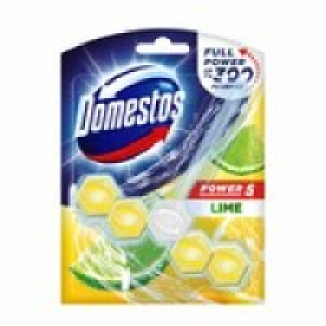 Domestos Power 5 Lime Toilet Rim Block 1 Piece £1.50