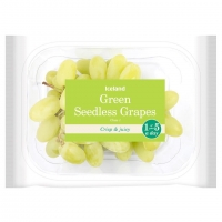 Iceland  Iceland Green Seedless Grapes 400g