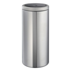 Brabantia Touch Bin 30L Flat Lid - Matt Steel £64.99