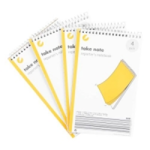 Poundland  Reporters Notebook 4pk