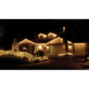 Snowing Icicle Christmas LED Lights 360pk - Warm White