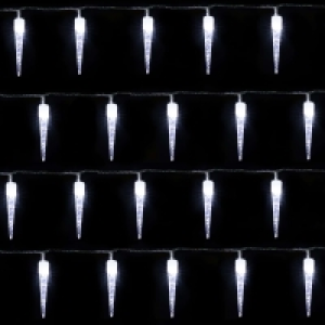 Mini Icicle Sculpture LED Lights 100pk - Cool White