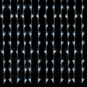 Cascading Waterfall Curtain LED Lights 240pk - Cool White