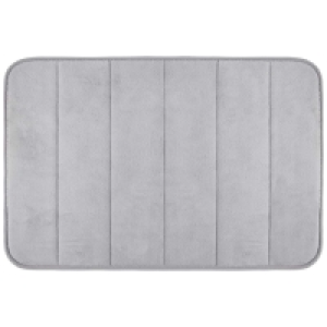 Memory Foam Bath Mat - Grey