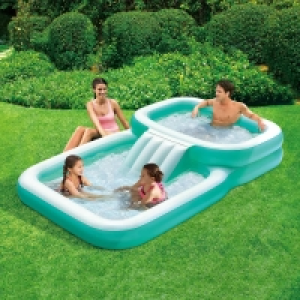 Staycation Giant Family Pool With Slide &pound;35.00