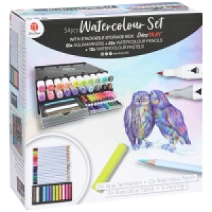 DecoTime Watercolour Set 54pc £12.00