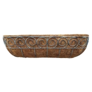 Distress Finish Wall Trough with Coco Liner - 61cm £15.00