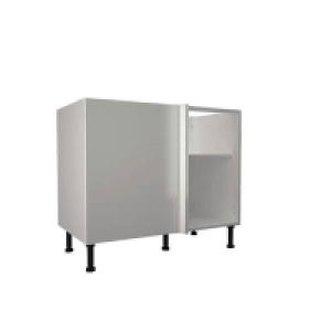 High Gloss Slab Grey 1000mm Corner Base Unit £353.00