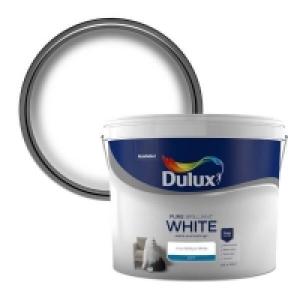 Dulux Matt Emulsion Paint Pure Brilliant White - 10L &pound;24.00