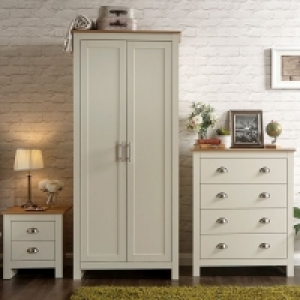 Lancaster 3 Piece Bedroom Furniture Set Cream £344.00
