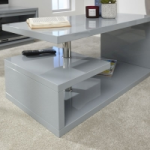 Polar Coffee Table Grey 2 Shelves £134.00